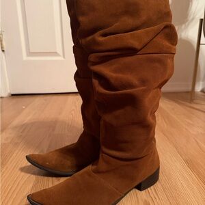 Brown Suede Women's Boots
